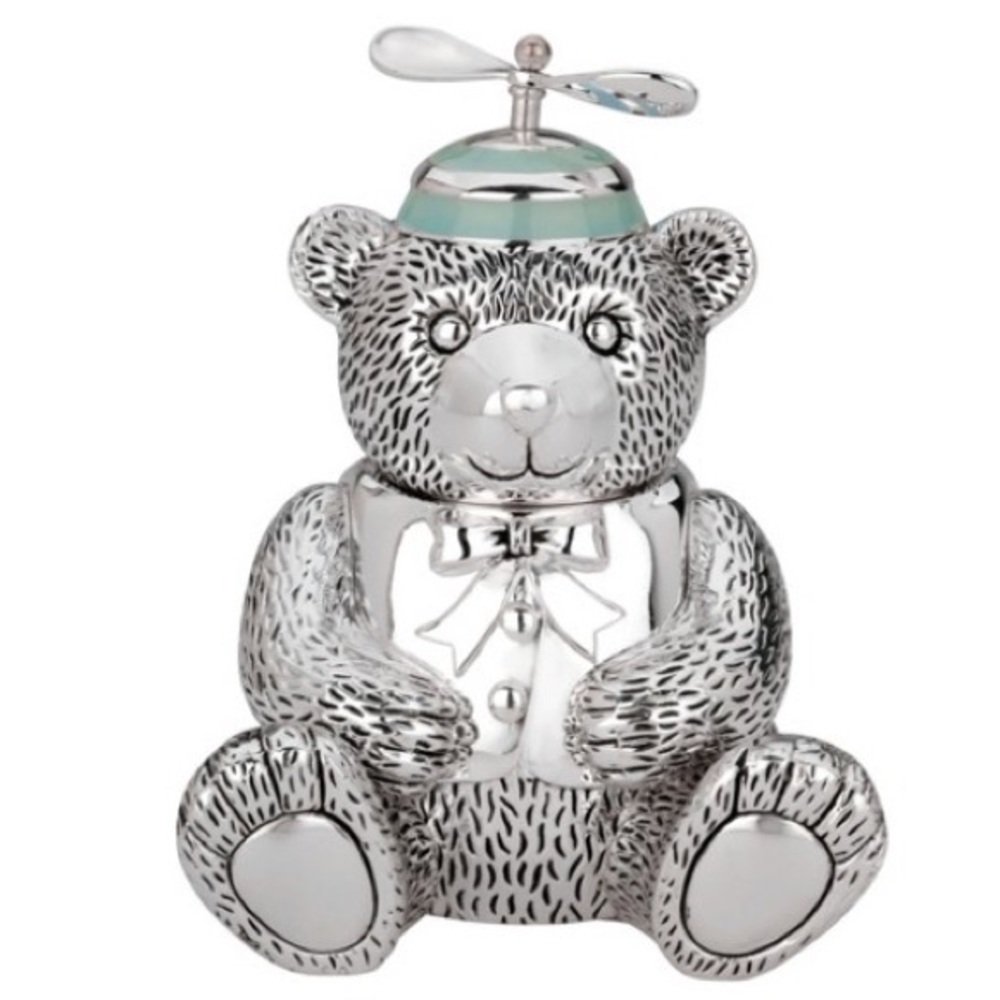 Reed and Barton Silver Teddy Bank